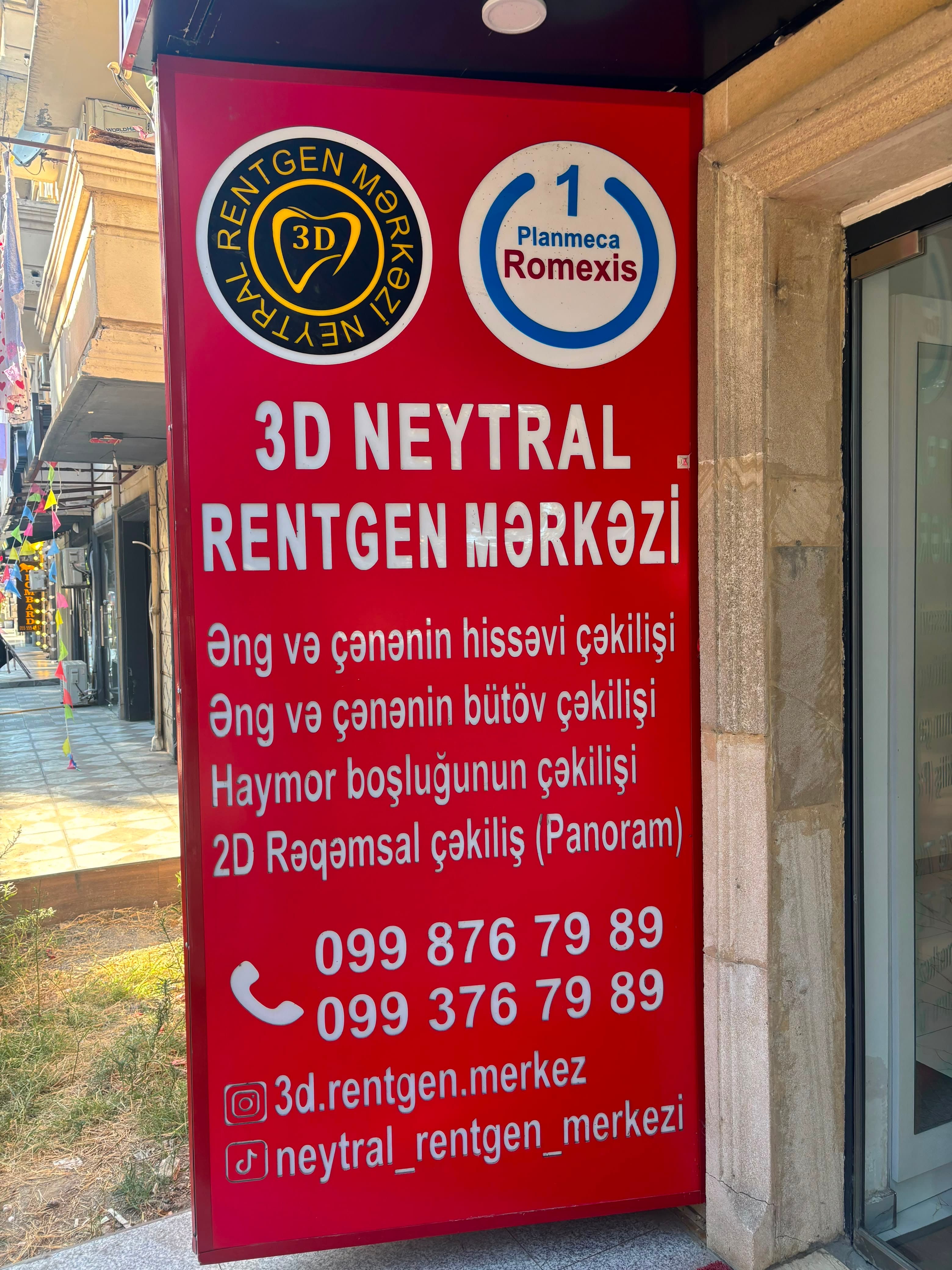 3D Neytral Rentgen Mərkəzi — Abşeron dental rentgen mərkəzi
